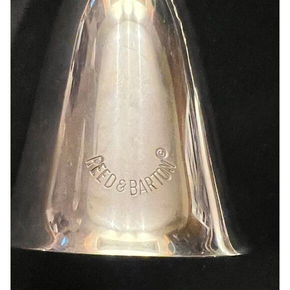 REED & BARTON Vintage Silver Plate Annual Christmas Bell Boys on Top Set of 2 - Picture 6 of 6